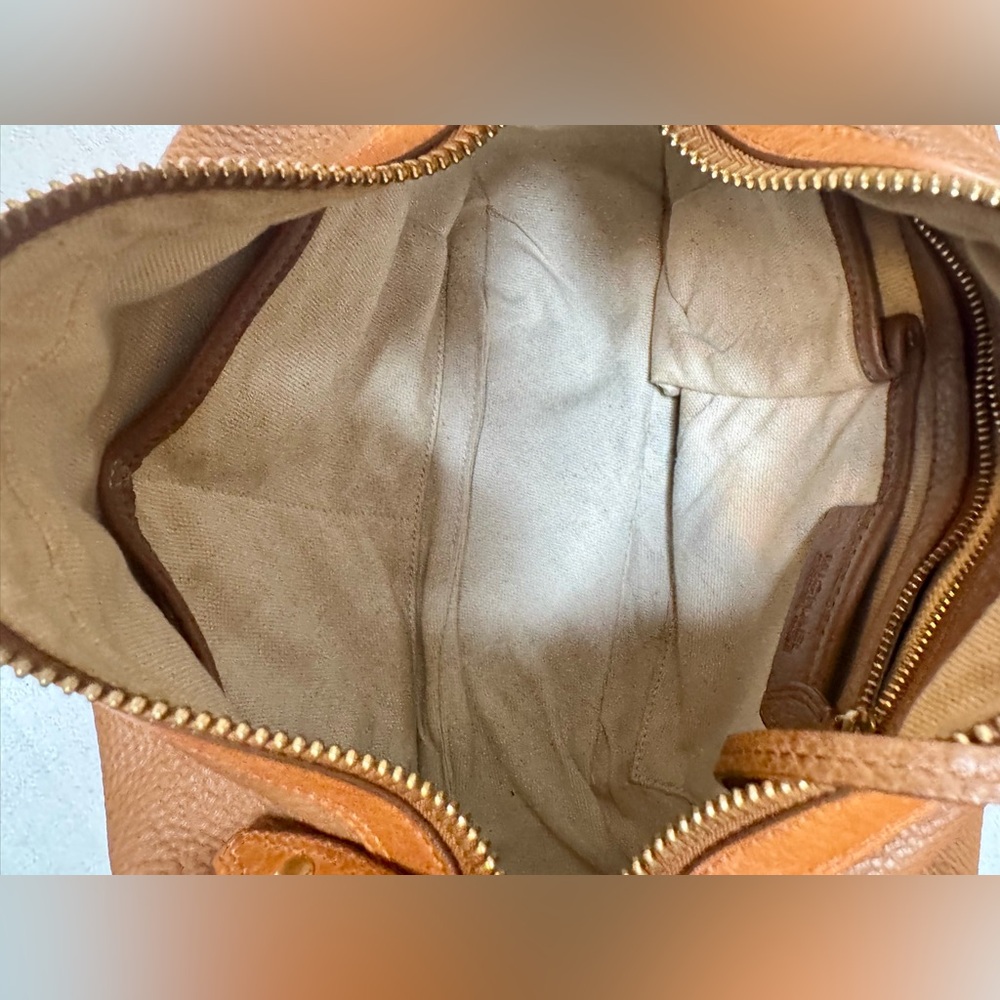 Michael Kors Two-Tone Leather Hobo Shoulder Bag - Picture 11 of 14